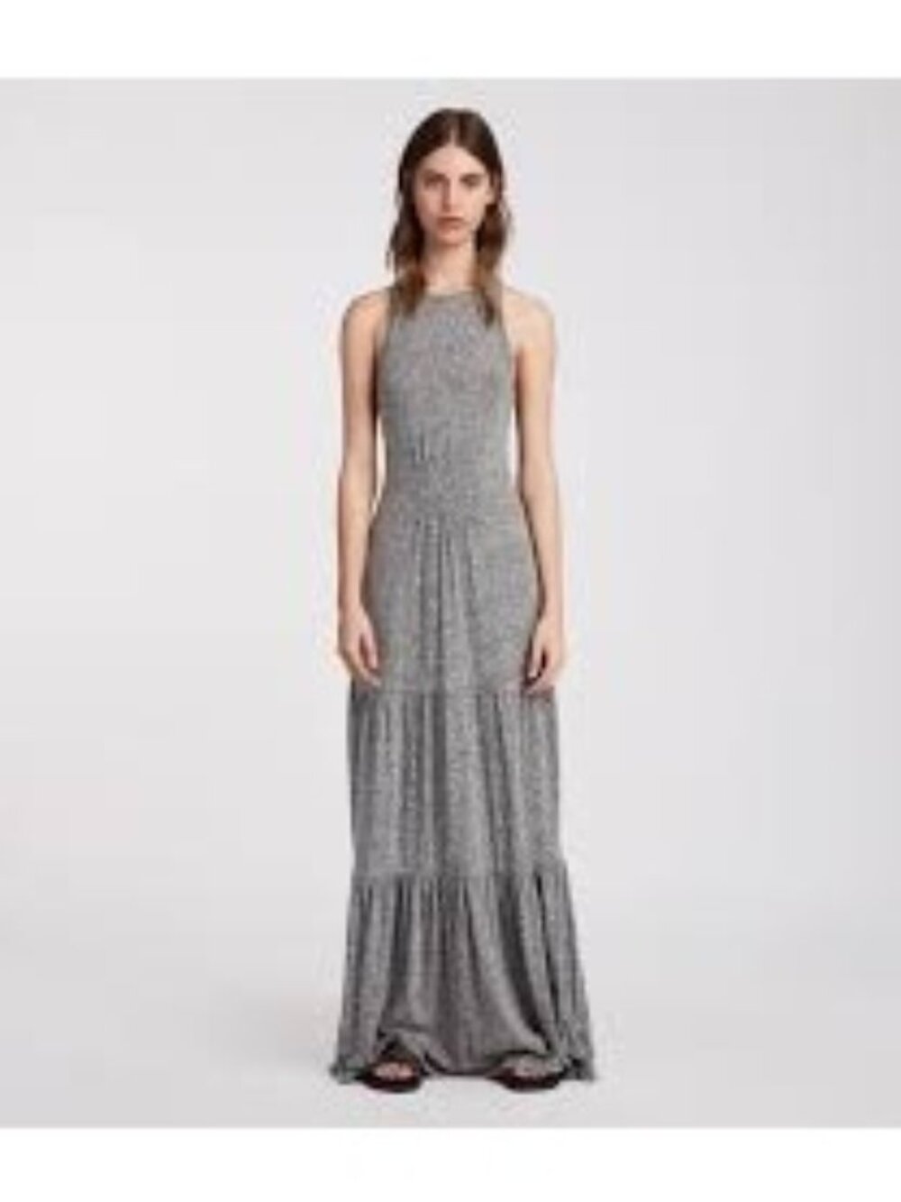 AllSaints Bello Tiered Maxi Dress, Size Small